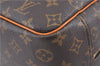 Authentic LOUIS VUITTON Monogram Deauville Hand Bag M47270 LV 5910C