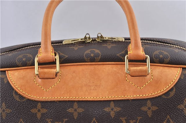 Authentic LOUIS VUITTON Monogram Deauville Hand Bag M47270 LV 5910C
