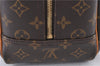 Authentic LOUIS VUITTON Monogram Deauville Hand Bag M47270 LV 5910C