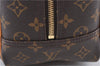 Authentic LOUIS VUITTON Monogram Deauville Hand Bag M47270 LV 5910C