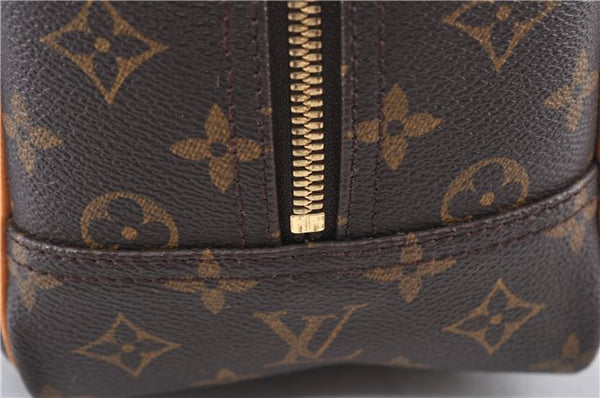 Authentic LOUIS VUITTON Monogram Deauville Hand Bag M47270 LV 5910C
