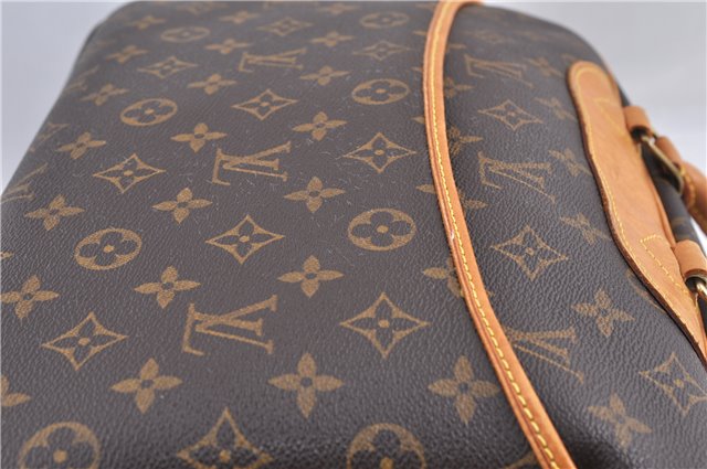 Authentic LOUIS VUITTON Monogram Deauville Hand Bag M47270 LV 5910C