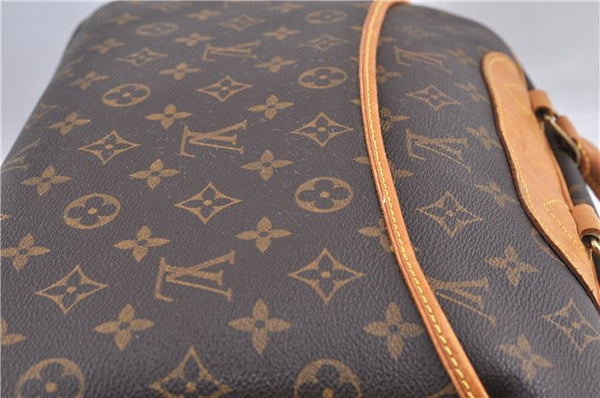 Authentic LOUIS VUITTON Monogram Deauville Hand Bag M47270 LV 5910C