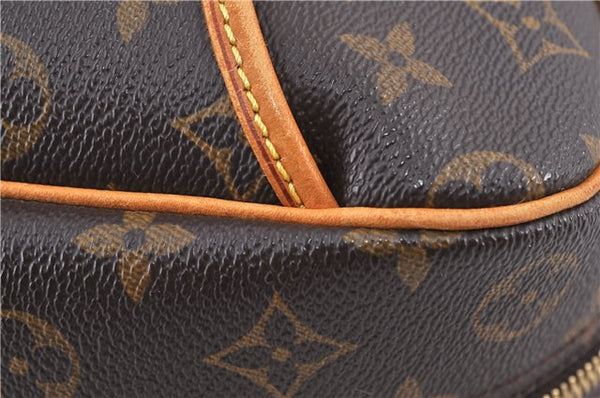 Authentic LOUIS VUITTON Monogram Deauville Hand Bag M47270 LV 5910C