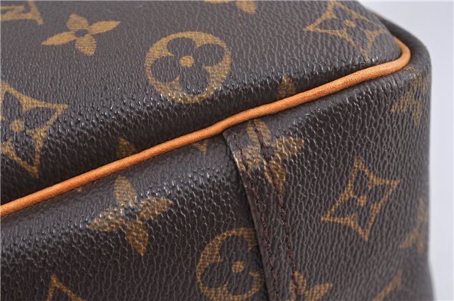 Authentic LOUIS VUITTON Monogram Deauville Hand Bag M47270 LV 5910C