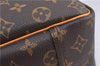 Authentic LOUIS VUITTON Monogram Deauville Hand Bag M47270 LV 5910C