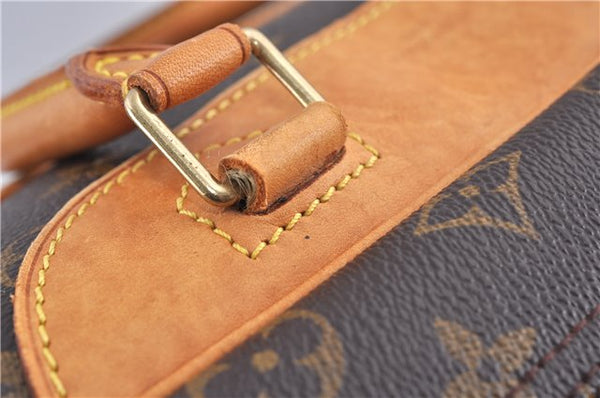 Authentic LOUIS VUITTON Monogram Deauville Hand Bag M47270 LV 5910C