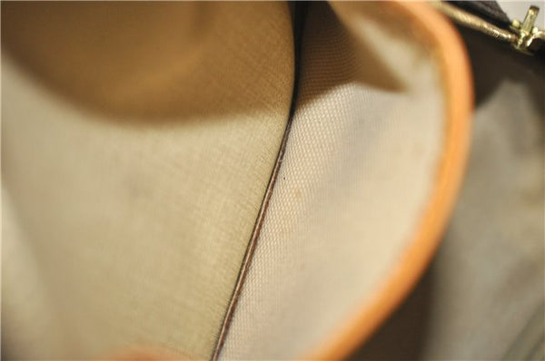 Authentic LOUIS VUITTON Monogram Deauville Hand Bag M47270 LV 5910C