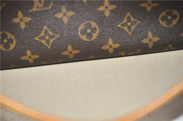 Authentic LOUIS VUITTON Monogram Deauville Hand Bag M47270 LV 5910C