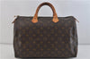 Authentic LOUIS VUITTON Monogram Speedy 35 Hand Bag Purse M41524 LV 5911C