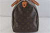 Authentic LOUIS VUITTON Monogram Speedy 35 Hand Bag Purse M41524 LV 5911C