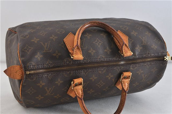 Authentic LOUIS VUITTON Monogram Speedy 35 Hand Bag Purse M41524 LV 5911C