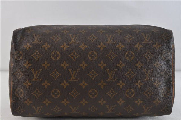 Authentic LOUIS VUITTON Monogram Speedy 35 Hand Bag Purse M41524 LV 5911C