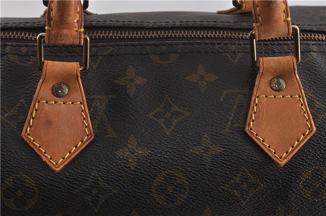 Authentic LOUIS VUITTON Monogram Speedy 35 Hand Bag Purse M41524 LV 5911C