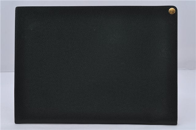 Auth LOUIS VUITTON Taiga Japan 15th Anniversary Documents Case Green LV 5912C