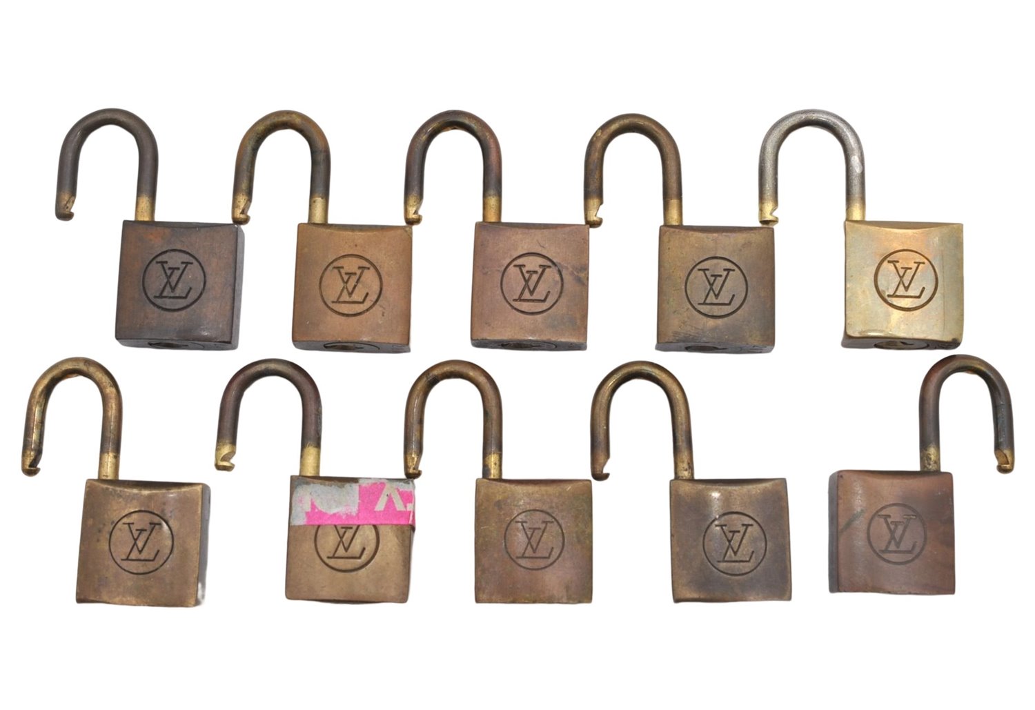 Authentic Louis Vuitton Padlock 10Set Old Model LV 5912D