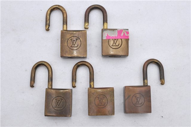 Authentic Louis Vuitton Padlock 10Set Old Model LV 5912D