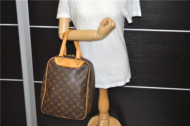 Authentic LOUIS VUITTON Monogram Excursion Hand Bag M41450 LV 5913C