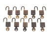 Authentic Louis Vuitton Padlock and Key 10Set Old Model LV 5913D