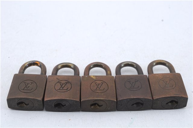 Authentic Louis Vuitton Padlock and Key 10Set Old Model LV 5913D