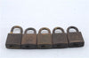 Authentic Louis Vuitton Padlock and Key 10Set Old Model LV 5913D