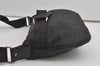 Authentic FENDI Zucca Shoulder Cross Body Bag Purse Canvas Leather Black 5916I