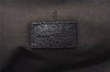 Authentic FENDI Zucca Shoulder Cross Body Bag Purse Canvas Leather Black 5916I