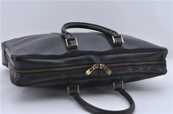 Auth Louis Vuitton Epi Porte Documents Voyage Briefcase Black M59162 LV 5917D