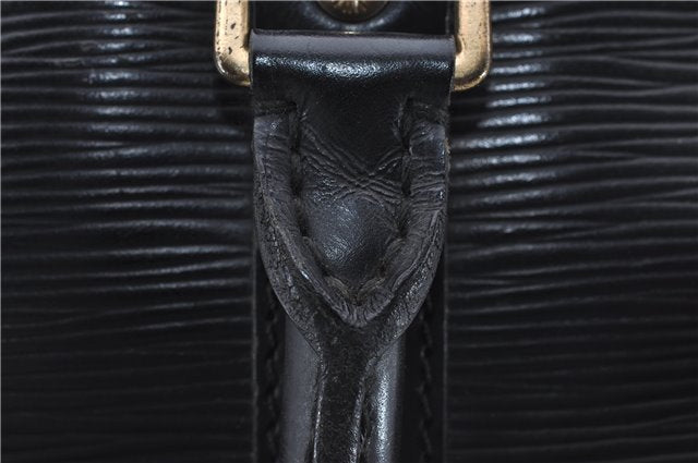 Auth Louis Vuitton Epi Porte Documents Voyage Briefcase Black M59162 LV 5917D