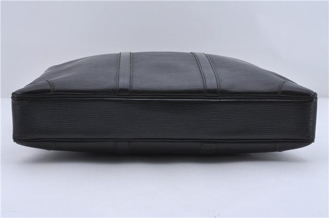 Auth Louis Vuitton Epi Porte Documents Voyage Briefcase Black M59162 LV 5917D