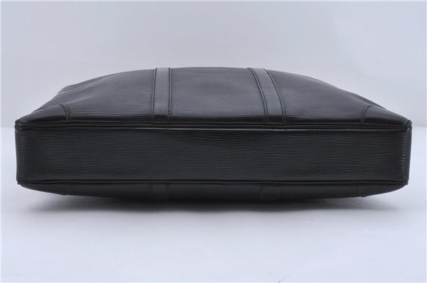 Auth Louis Vuitton Epi Porte Documents Voyage Briefcase Black M59162 LV 5917D