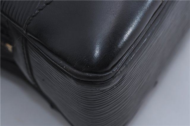 Auth Louis Vuitton Epi Porte Documents Voyage Briefcase Black M59162 LV 5917D