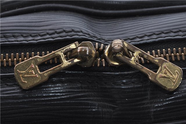 Auth Louis Vuitton Epi Porte Documents Voyage Briefcase Black M59162 LV 5917D