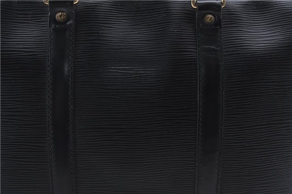 Auth Louis Vuitton Epi Porte Documents Voyage Briefcase Black M59162 LV 5917D