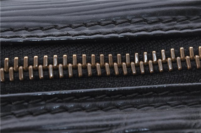 Auth Louis Vuitton Epi Porte Documents Voyage Briefcase Black M59162 LV 5917D