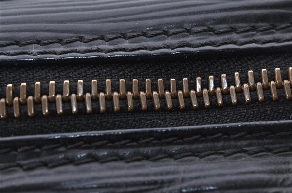 Auth Louis Vuitton Epi Porte Documents Voyage Briefcase Black M59162 LV 5917D