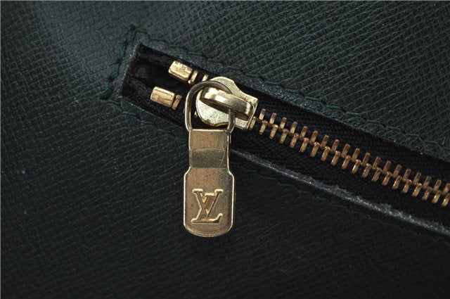 Auth Louis Vuitton Epi Porte Documents Voyage Briefcase Black M59162 LV 5917D