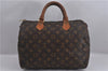 Authentic LOUIS VUITTON Monogram Speedy 30 Hand Bag Purse M41526 LV 5919C