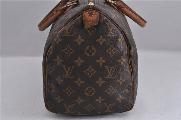 Authentic LOUIS VUITTON Monogram Speedy 30 Hand Bag Purse M41526 LV 5919C