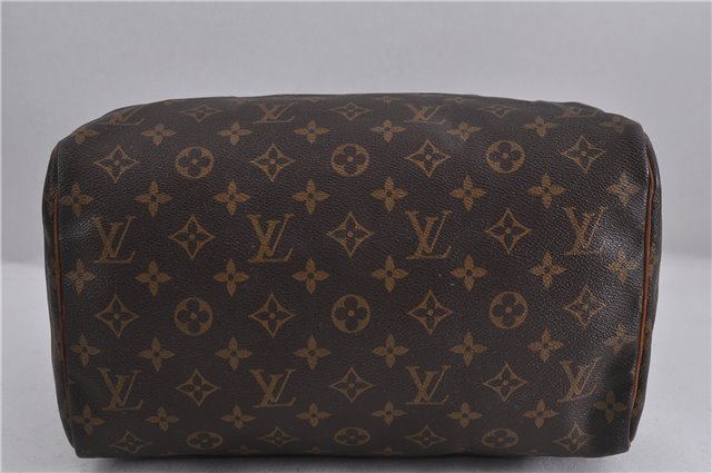 Authentic LOUIS VUITTON Monogram Speedy 30 Hand Bag Purse M41526 LV 5919C