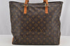 Authentic Louis Vuitton Monogram Cabas Mezzo Shoulder Tote Bag M51151 Junk 5919I