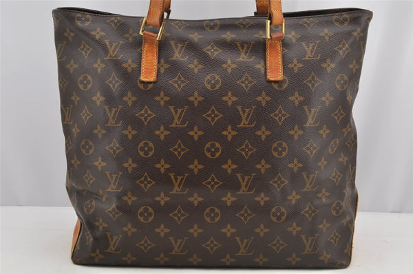 Authentic Louis Vuitton Monogram Cabas Mezzo Shoulder Tote Bag M51151 Junk 5919I
