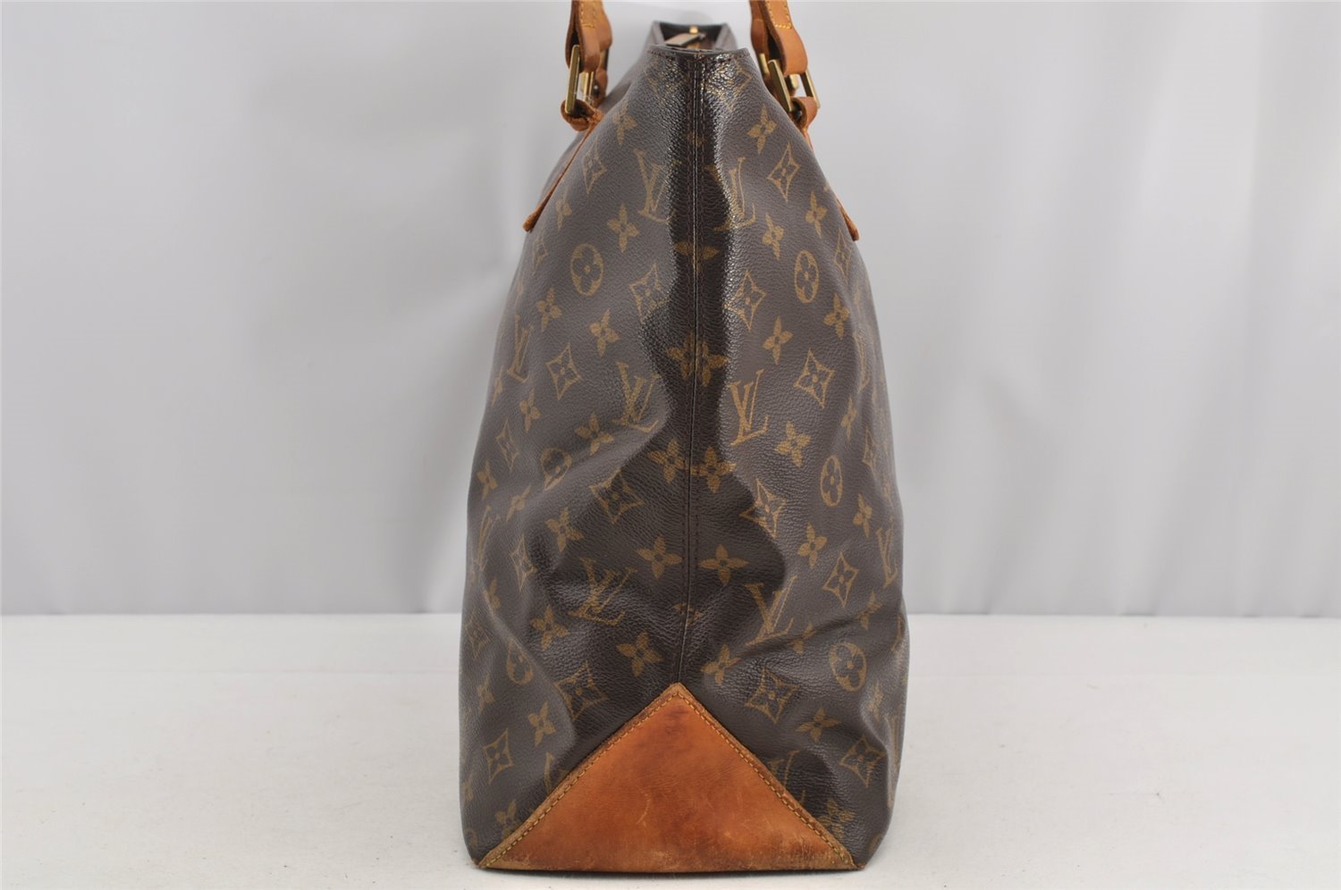 Authentic Louis Vuitton Monogram Cabas Mezzo Shoulder Tote Bag M51151 Junk 5919I
