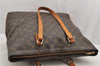 Authentic Louis Vuitton Monogram Cabas Mezzo Shoulder Tote Bag M51151 Junk 5919I
