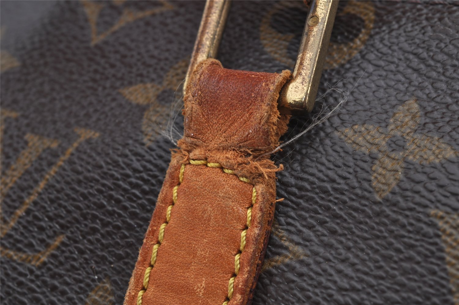 Authentic Louis Vuitton Monogram Cabas Mezzo Shoulder Tote Bag M51151 Junk 5919I