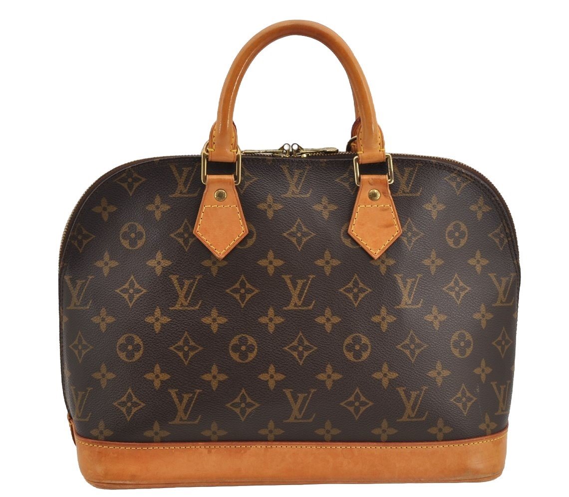 Authentic Louis Vuitton Monogram Alma Hand Bag Purse M51130 LV 5920I