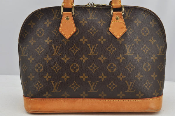 Authentic Louis Vuitton Monogram Alma Hand Bag Purse M51130 LV 5920I