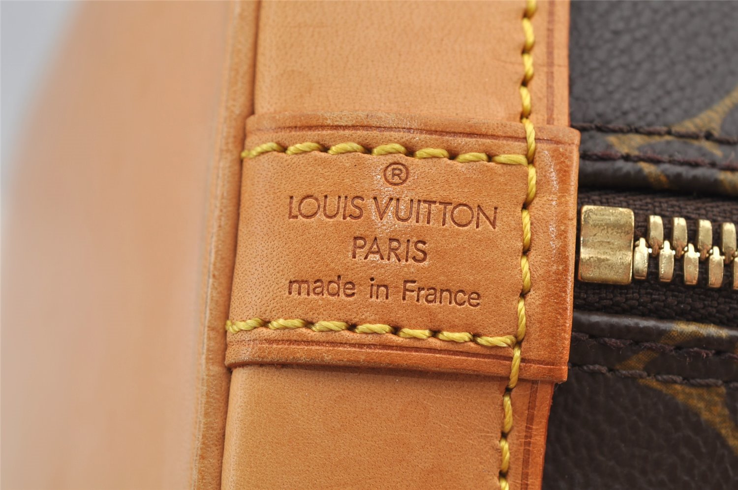 Authentic Louis Vuitton Monogram Alma Hand Bag Purse M51130 LV 5920I