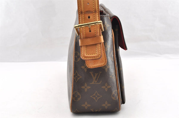 Authentic Louis Vuitton Monogram Viva Cite GM Shoulder Bag M51163 LV 5921I