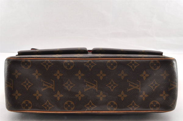 Authentic Louis Vuitton Monogram Viva Cite GM Shoulder Bag M51163 LV 5921I